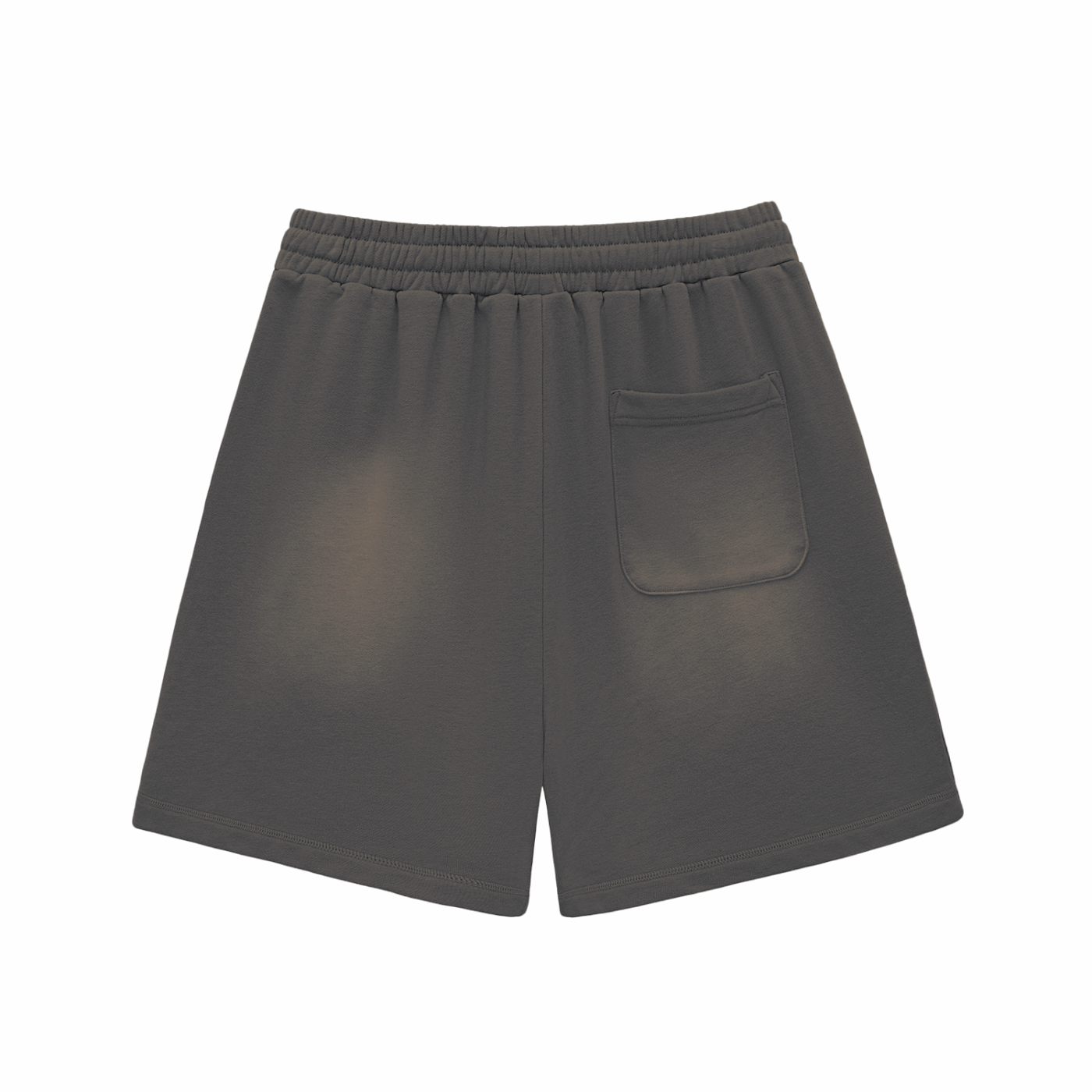 Sun Fade Raw Edge Cotton Shorts