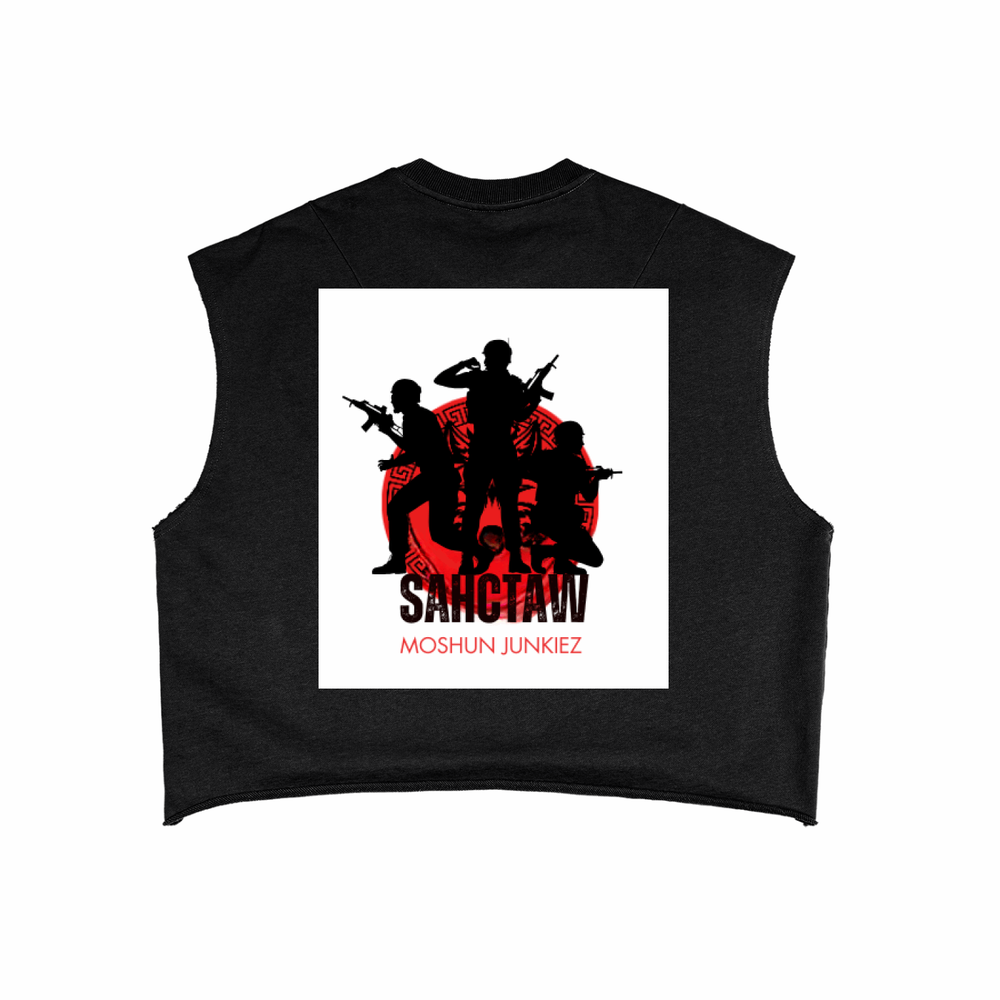 MOSHUN Junkiez Boxy Tank Top *"SAHCTAW" Edition*