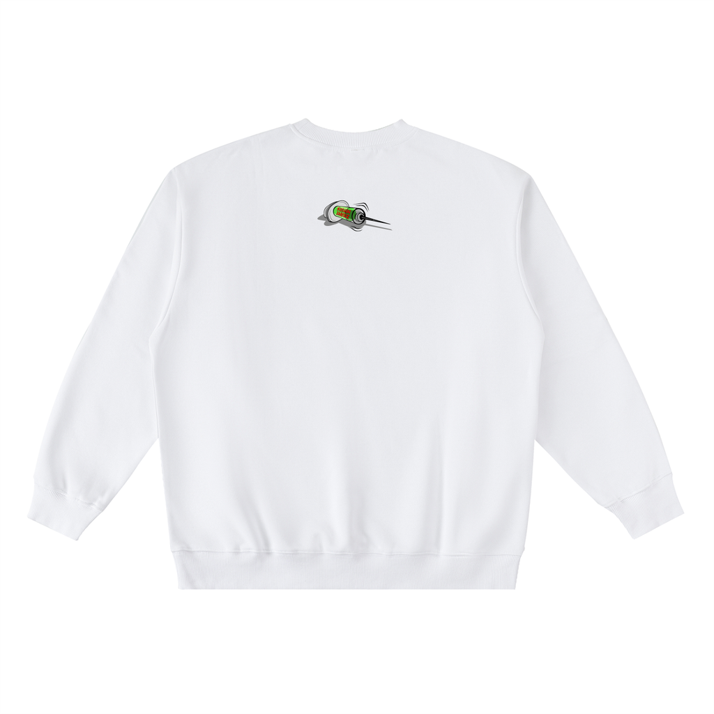 Oversized Crewneck Taped Sweatshirt