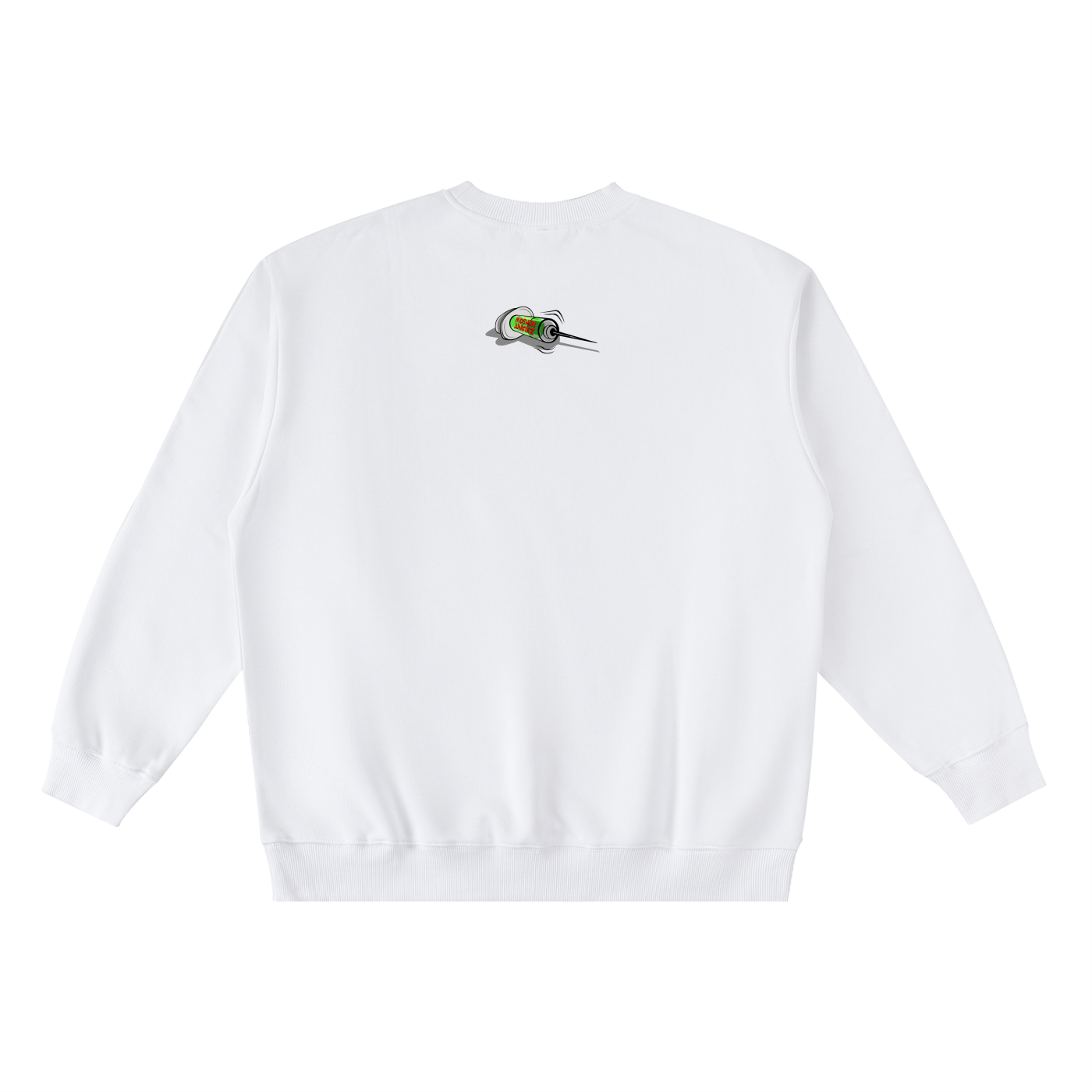 Oversized Crewneck Taped Sweatshirt