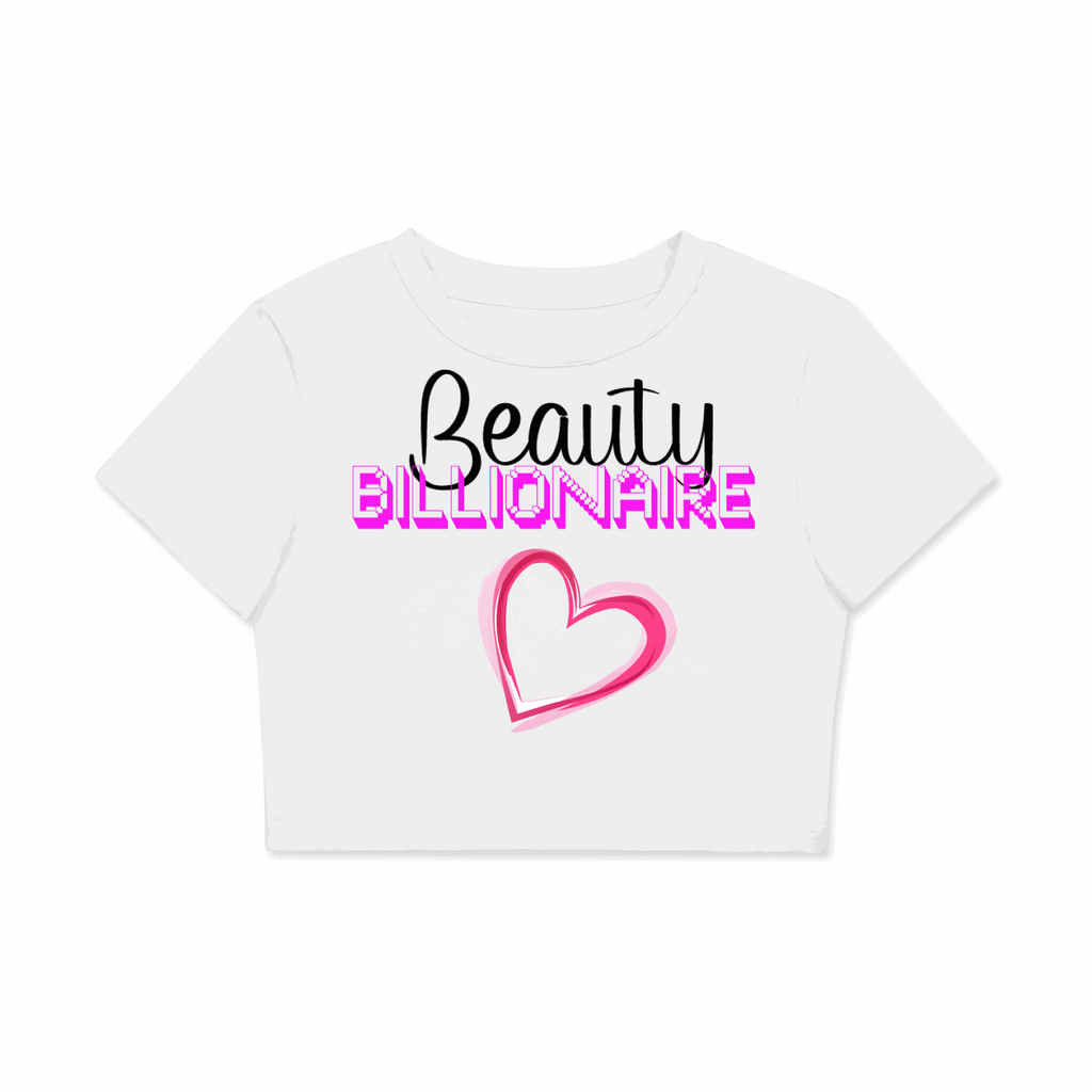Women's Fitted Beaty Billionaire Crop Tee | Bodycon T-Shirt