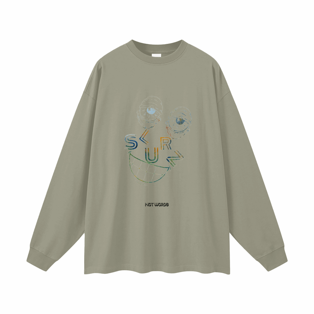Streetwear Unisex Cotton Long Sleeve Tee