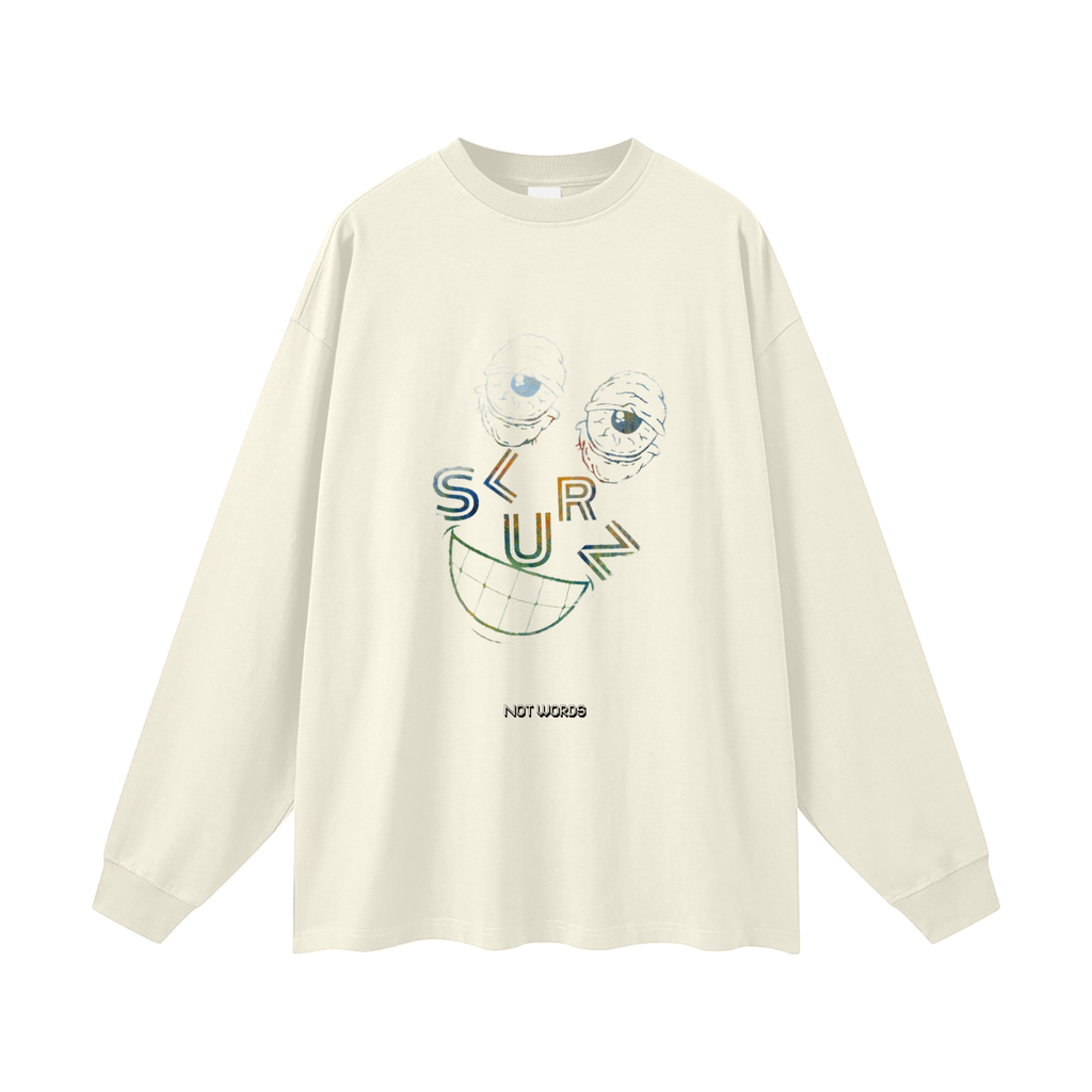 Streetwear Unisex Cotton Long Sleeve Tee