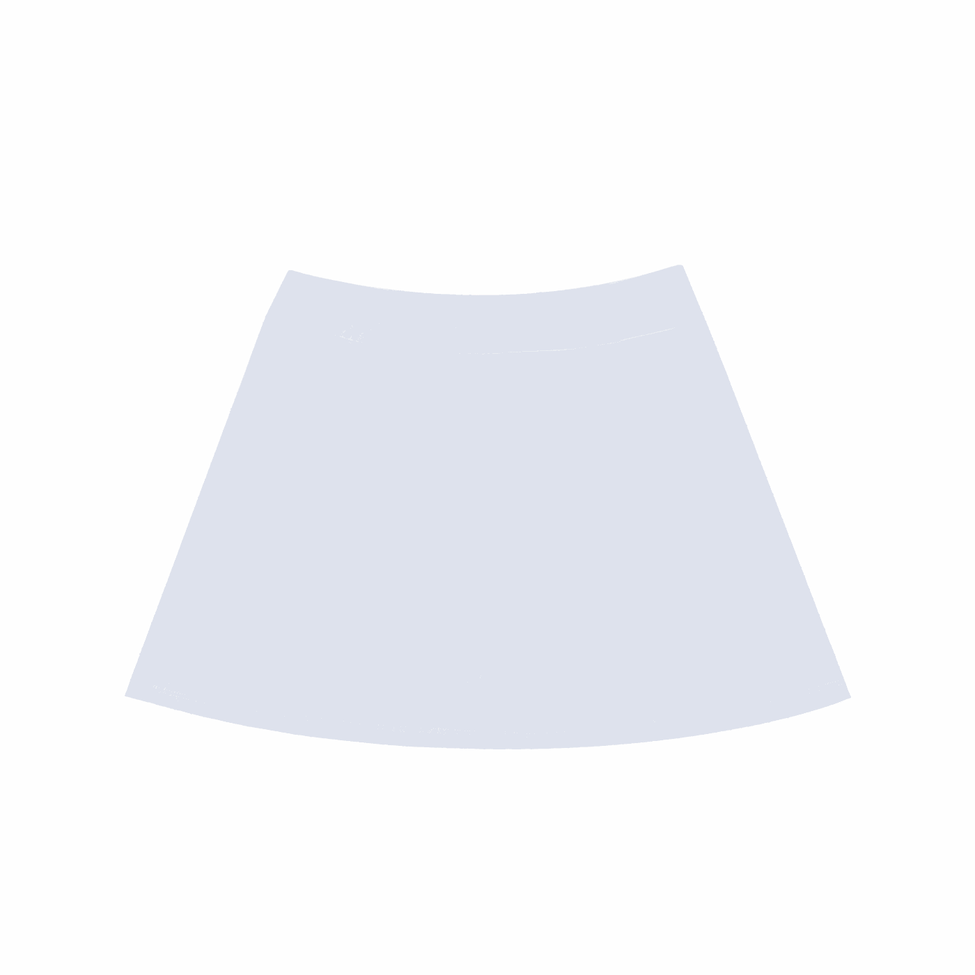 High-Waist Pocketed A-Line Skirt