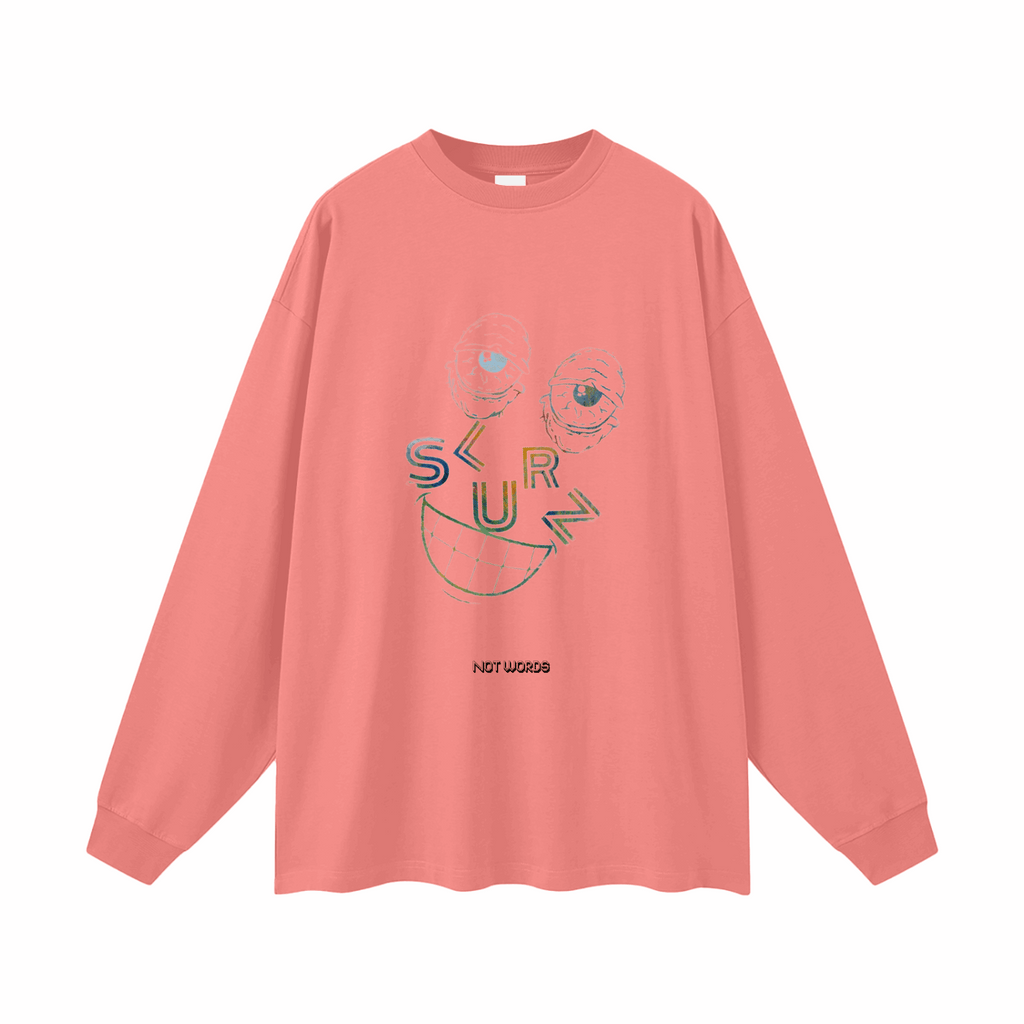 Streetwear Unisex Cotton Long Sleeve Tee