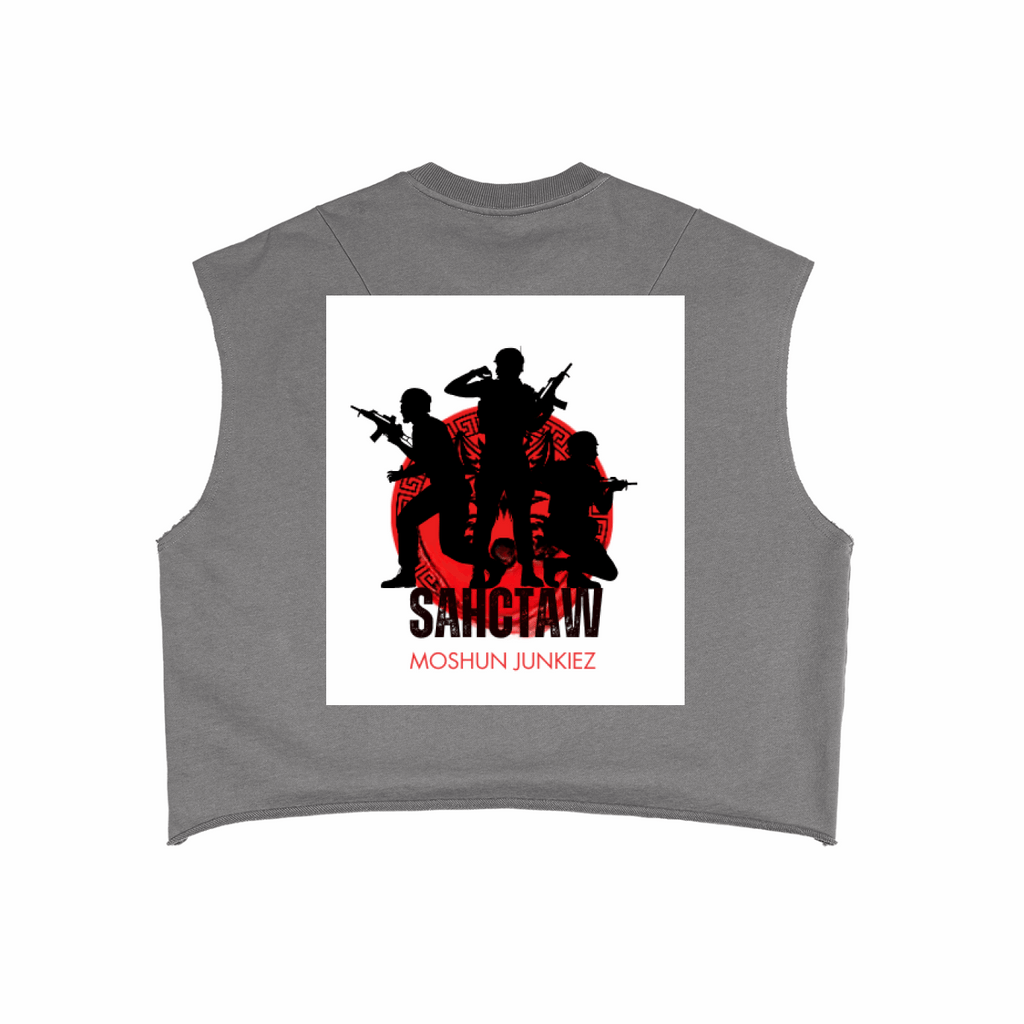 MOSHUN Junkiez Boxy Tank Top *"SAHCTAW" Edition*