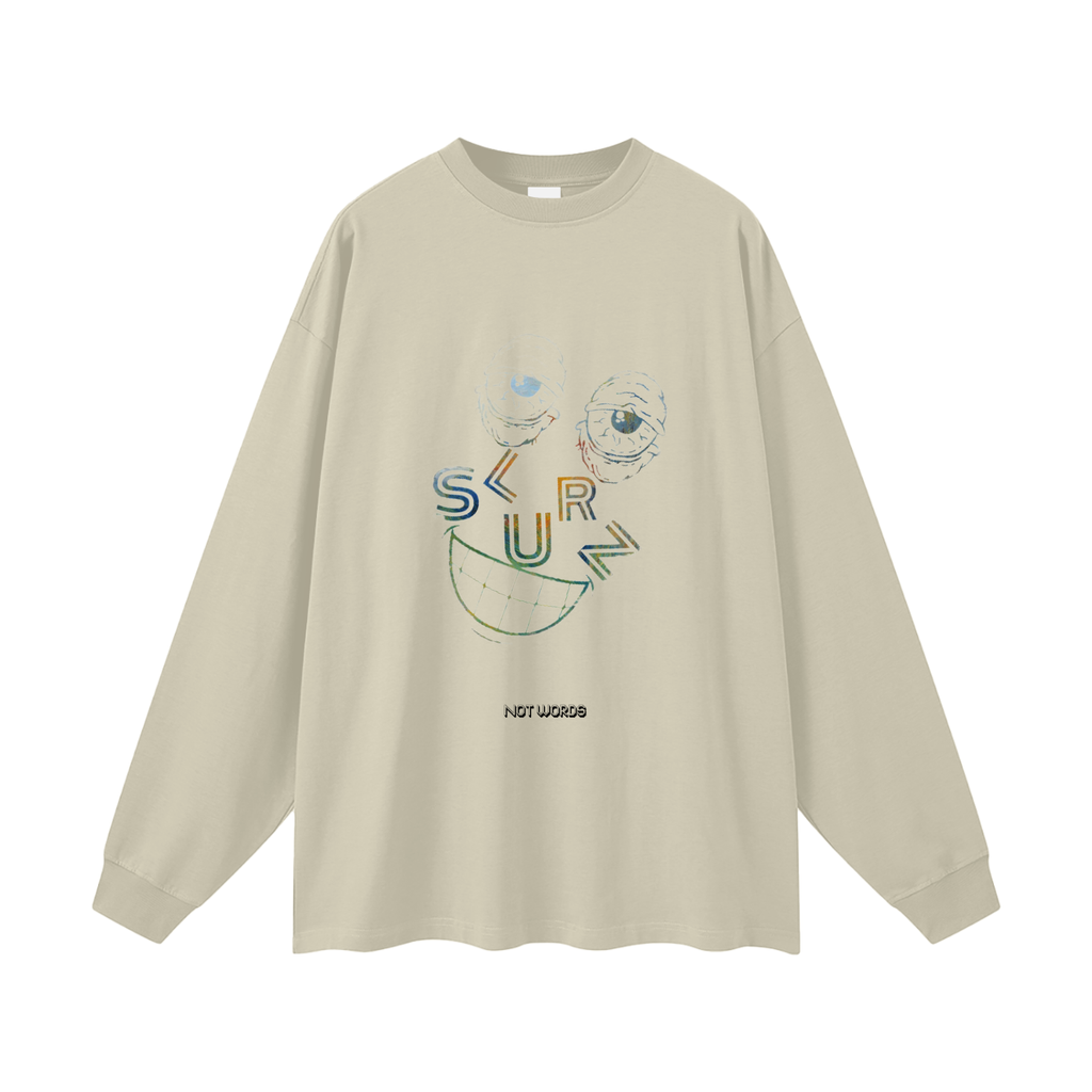 Streetwear Unisex Cotton Long Sleeve Tee