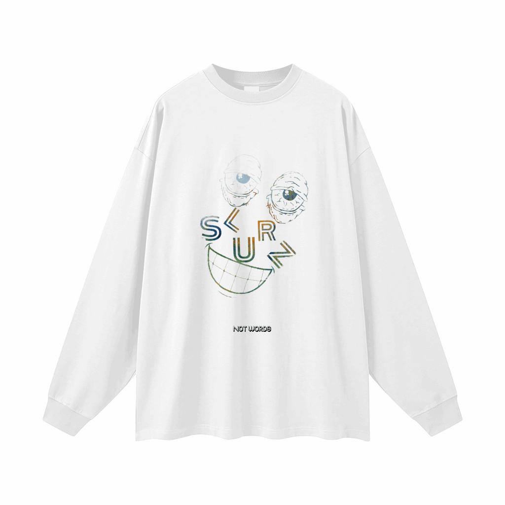 Streetwear Unisex Cotton Long Sleeve Tee