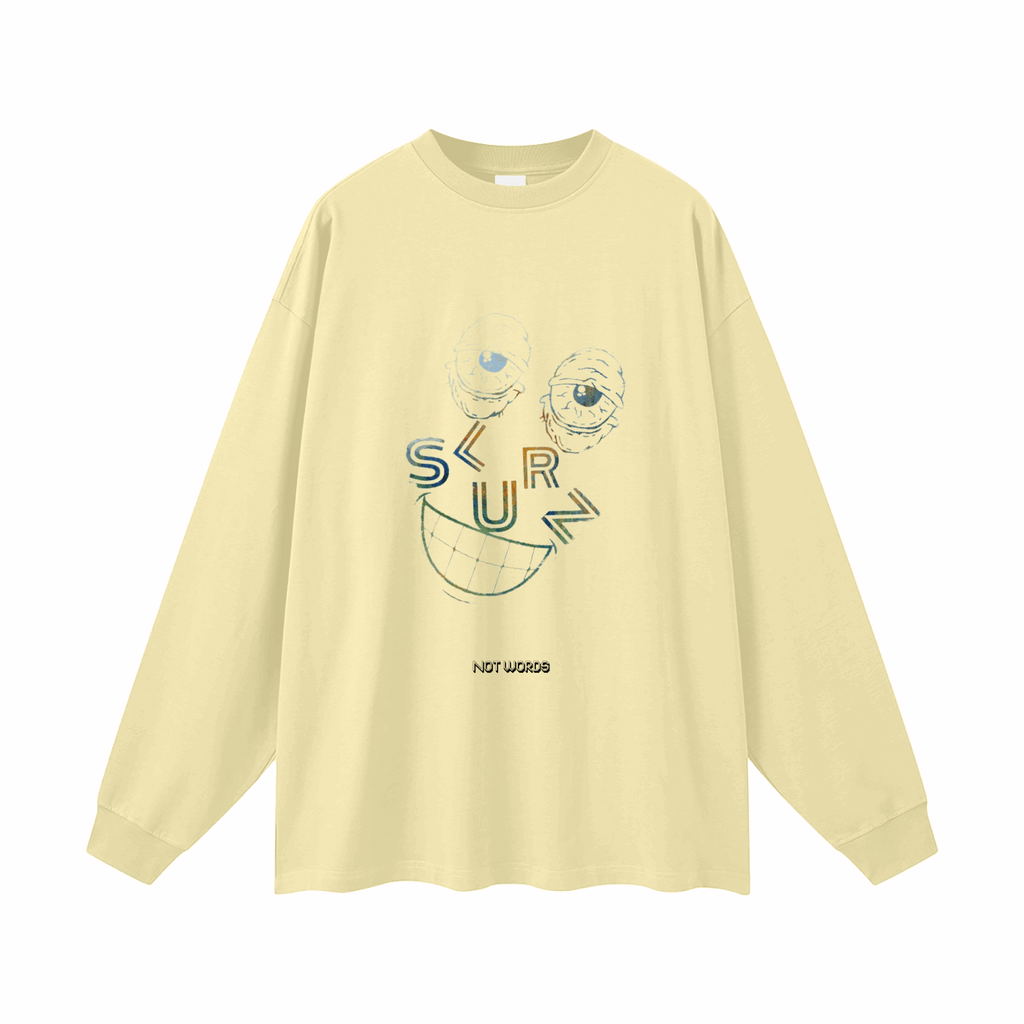 Streetwear Unisex Cotton Long Sleeve Tee